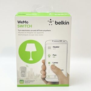 NEW Belkin F7C027FC Wemo Smart Light Switch White NIB